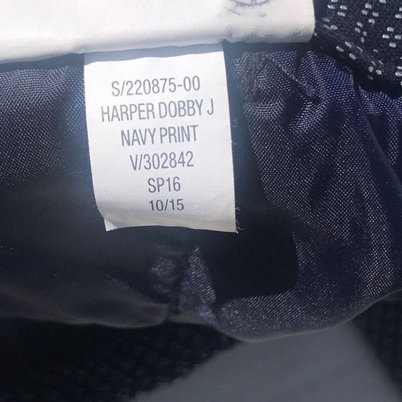3/$25🍾🍾Old Navy Harper Dobby Navy/White Print Pants - Picture 10 of 12